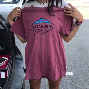 New maroon Patagonia shirt